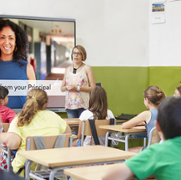 FrontRow Conductor integrates with Boxlight Mimio and Clevertouch interactive panels for audio and video school-wide communication